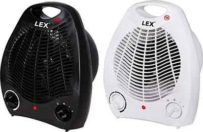 Produktbild von LEX Heizlüfter mit Ventilatorfunktion 2000W, Farbe:Schwarz