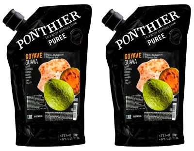 Produktbild von Ponthier GUAVE PÜREE Zitrus-Frucht-Püree 2x 1KG