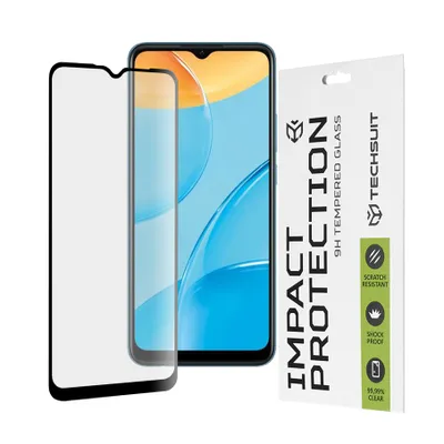 Zdjęcie produktu dla Techsuit 111D Cover Full Glass Szkło Oppo A15 A15s A16 A16s A54s - czarne