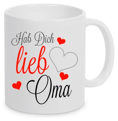 Produktbild von TassenKing™ - Hab Dich lieb Oma - Tasse - Kaffeetasse - Tasse mit Spruch