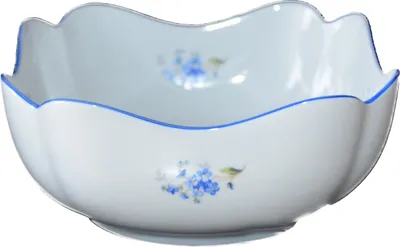 Obrázek produktu pro Český porcelán Pomněnka Čtyřhranná vysoká salátová mísa 21 cm