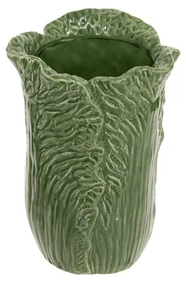 Produktbild von Keramikvase „salade lisière“, h. 20 cm, grün  - Atmosphera créateur d'intérieur