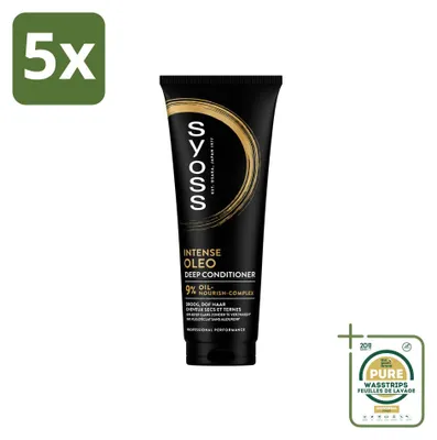 Produktbild von 5 x  Syoss Intense Oleo Deep Conditioner - Nährend & Pflegend - 250 ml - Vorratspackung - 5 Stücke