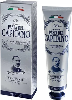 Produktbild von Pasta del Capitano Premium Edition Whitening Baking Soda Zahnpasta 75 ml