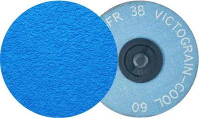 Produktbild von PFERD TOOLS COMBIDISC Schleifblatt CDR Ø 38 mm VICTOGRAIN-COOL60 für Stahl und Edelstahl
