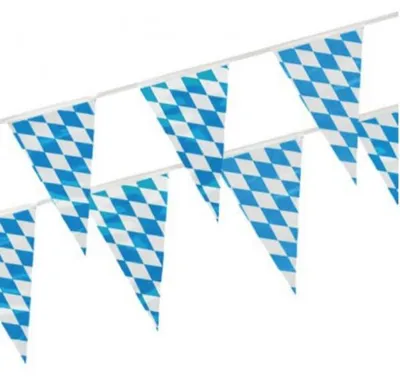 Immagine prodotto di PAPSTAR catena di gagliardetti "blu bavarese" in lamina stampata resistente alle intemperie