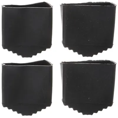 Productafbeelding van 4 Stuks Rubber Laddervoeten - Antislip Bescherming voor Aluminium Ladders