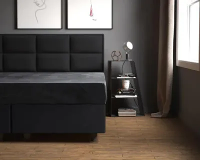 Productafbeelding van Sleeptime Velvet Hoeslaken Antraciet 160 x 200 cm