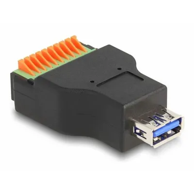 Produktbild von DELOCK USB 3.2 Gen 1 Typ-A Buchse zu Terminalblock Adapter