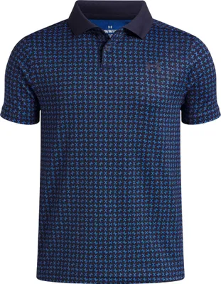 Produktbild von Under Armour Ua Matchplay Printed Polo - midnight navy, Größe:M