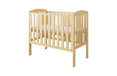 Produktbild von Beistellbett, Babybett Compact 100x50cm Höhenverstellbar Beißschienen Matratze Natur