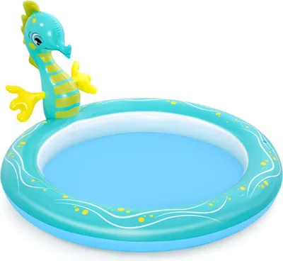 Produktbild von Bestway Aufblasbares Kinderbecken Düsenpferd 188x160x86 cm +2 Jahre Garten 53114