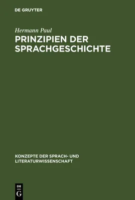 Produktbild von Prinzipien der Sprachgeschichte