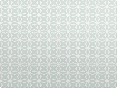 Produktbild von Geometrisches Blumenmuster – Bodenschutzmatte – Rutschfest – Schutzmatte für Büro – Vinylmatte – Stuhlunterlage  – 120 x 90 cm