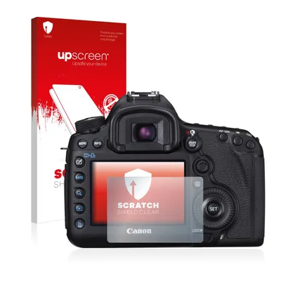 Produktbild von upscreen Schutzfolie für Canon EOS 5D Mark III Displayschutz Displayschutzfolie Folie Klar Transparent