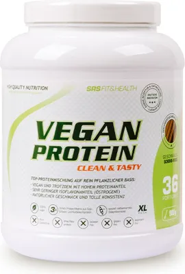 Produktbild von SRS Vegan Protein Clean & Tasty - 900g-Dose Schoko-Nuss