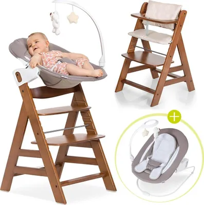 Produktbild von Hauck Alpha Plus Walnut Newborn Set Deluxe - 4-tlg.