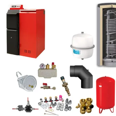 Produktbild von ThermoFlux Pelletkessel | Pelling 25 ECO | 25 kW | 135kg | Komplettset 4