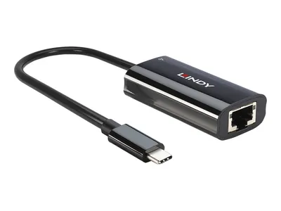 Productafbeelding van Lindy netwerkadapter - USB-C 3.2 Gen 1 - Gigabit Ethernet x 1 + USB (alleen voor stroomvoorziening)