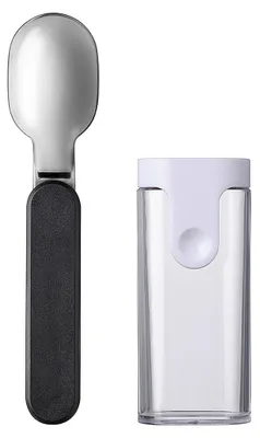 Image de faltbarer löffel ellipse - nordic black