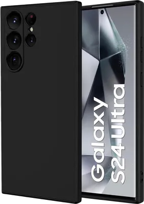 A black phone case is shown next to a smartphone displaying marketing text.