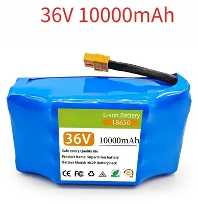 Obrázek produktu pro 36V 10000mAh baterie – lithium-iontová bateriová sestava – 10S2P, články 18650 – pro elektrické koloběžky / jednokolky s nafukovacími pneumatikami