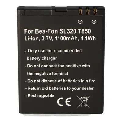 Produktbild von Akku passend für Bea-Fon SL320 Akku T850, DRTEL-4D-01, Olympia Brio