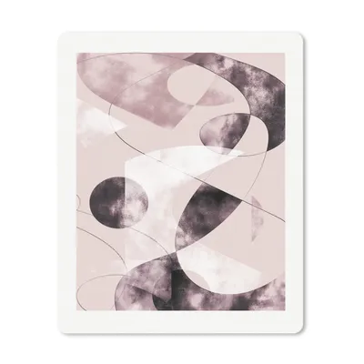 Produktbild von MuchoWow® Mauspad Mousepad Formen - Pastell - Abstrakt - Schwarz 30x40 cm - Mousepads - Maus Mat - Pad - Mausunterlage - Mausmatten