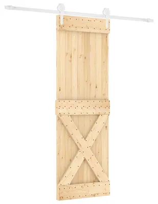 Immagine prodotto di Porta scorrevole Naturale e Bianco 80 x 210 cm