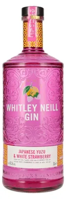 Produktbild von Whitley Neill JAPANESE YUZU & WHITE STRAWBERRY GIN 41,3% Vol. 1l