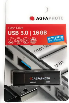 Image de AgfaPhoto USB 3.2 Gen.1 16GB noir
