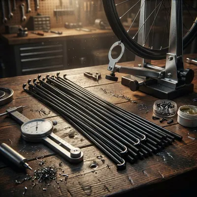 Immagine prodotto di Raggio nero, 292 mm, Ø = 2,0 acciaio inossidabile, cnSpoke, 100 pezzi, senza nipplo, martello in ottone, M28357002