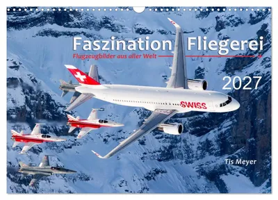 Produktbild von Faszination Fliegerei (Wandkalender 2027 DIN A3 quer), CALVENDO Monatskalender