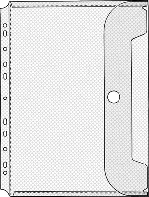 Immagine prodotto di Veloflex® 5342 100 buste per documenti serie Crystal - trasparenti, per A4, confezione da 10