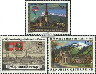 Produktbild von Briefmarken Österreich 1988 Mi 1929,1930,1931 (kompl.Ausgaben) postfrisch Sondermarken