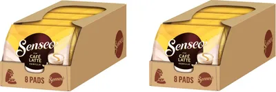 Produktbild von Senseo Café Latte Vanilla 10er Pack Kaffee Pads 10x 8 Pads, 80 Getränke