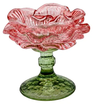 Produktbild von Clayre & Eef Teelichthalter Rosa Glas