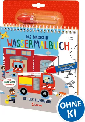 Produktbild von Das magische Wassermalbuch - Bei der Feuerwehr