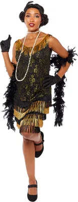 Produktbild von Black Charleston Kleid für Damen Classic