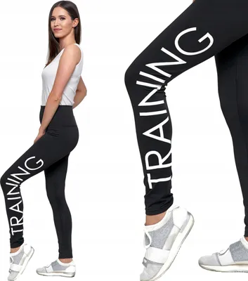 Zdjęcie produktu dla Moraj damskie legginsy z wysokim stanem sportowe spodnie do biegania spodnie fitness 2700-001, czarny, S/M