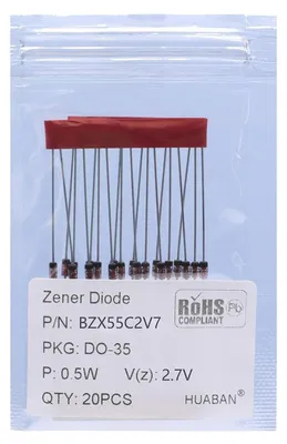 Productafbeelding van Zener Diode DO-35 2.7V, 20 stuks