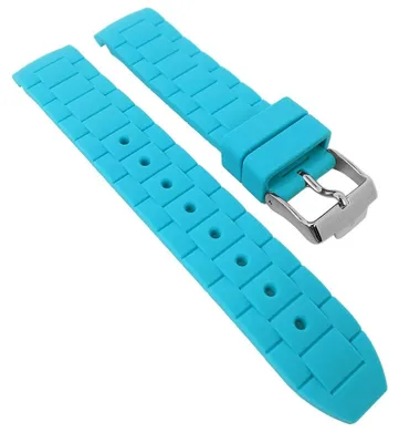 Produktbild von Jacques Lemans Uhrenarmband 18mm türkis 1-1571 1-1745 1-1623 1-1587