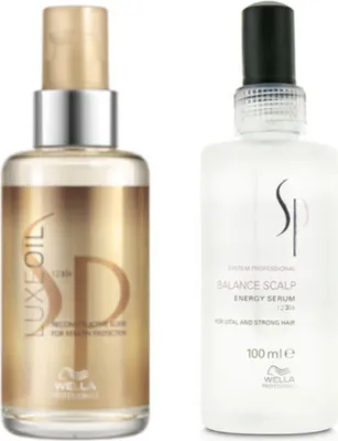 Obrázek produktu pro Wella Sp Luxe Oil Reconstructive Elixir 100ml + Wella SP Balance Scalp Energy Serum 100ml