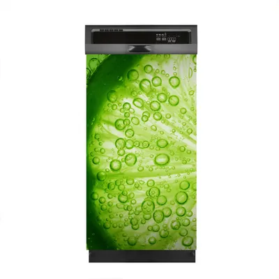 Produktbild von Magnete Dekorative 45x80 cm Küche Magnetmatte Spülmaschine - Limette Spritz Wasser