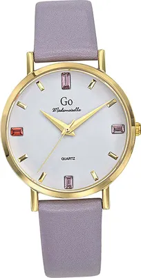 Produktbild von Girl Only Leder Damen Uhr Analog Quarzuhr Armband lila Mademoiselle D2UGO699421