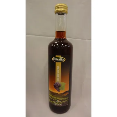 Produktbild von Olitalia Red Wine Vinegar 500ml Flasche (Rotweinessig)
