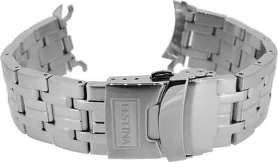 Produktbild von Festina Herren Chronograph Uhrenarmband Edelstahl silbern 22mm F16603