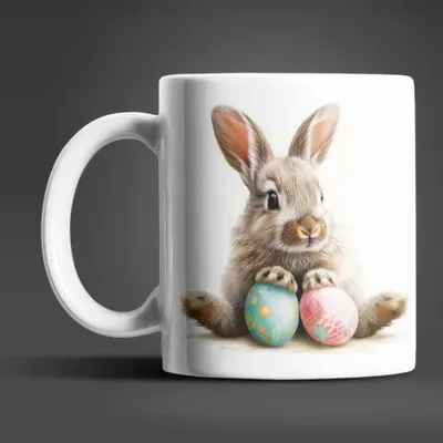 Produktbild von Osterhase Ostereier Ostern Bunny Kaffeetasse Teetasse Tasse Geschenkidee