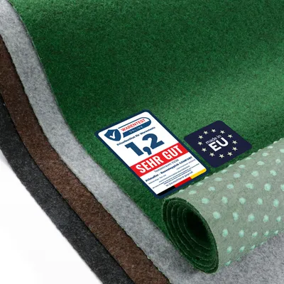 Produktbild von Rasenteppich COMFORT 400x500cm Grün Kunstrasen mit Noppen Drainage 5mm