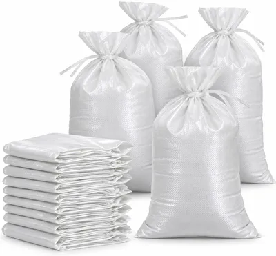 Obrázek produktu pro 10x pytel s pískem 40x60 cm na ochranu před vodou při povodních – ochrana před povodněmi pomocí šňůrky – pytel a textilní pytel bez náplně, Obrázek vytvořený pomocí AI